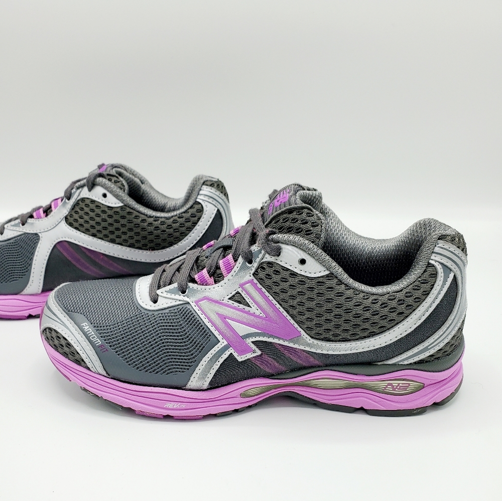 New Balance 1765 Gray & Purple Walking Shoes